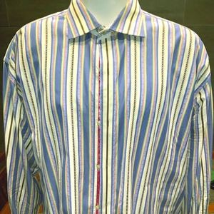 Robert Graham 3XLT Rainbow Striped Club Shirt